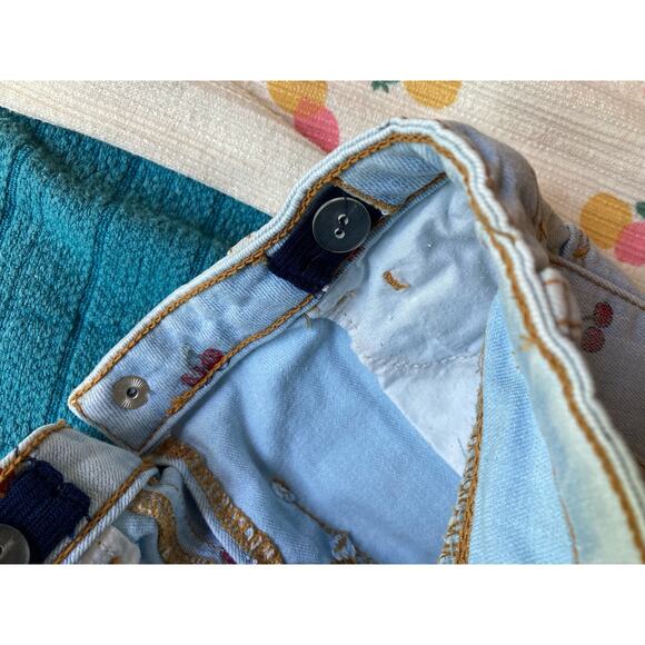 Reserved - Zara Girls Jeans~ Cherries Sz 2-3 - Picture 4 of 4